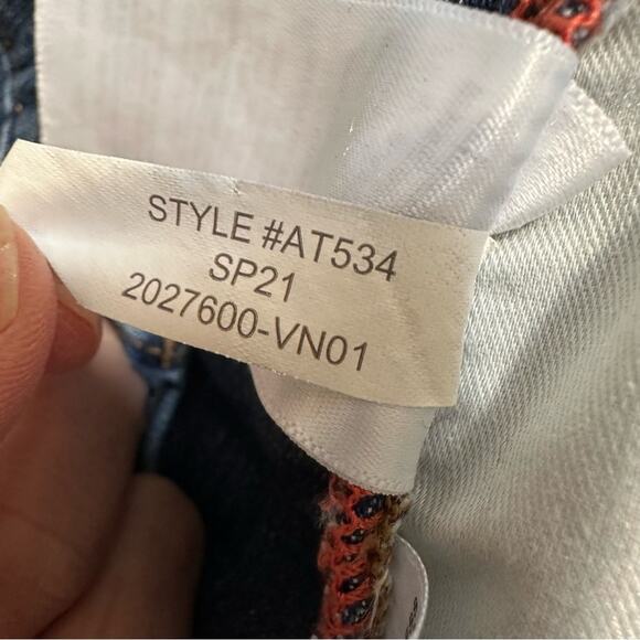 J. Crew 9" Vintage Straight Jean AT534 Big Sky Wash Size 27 Exposed Button fly - Picture 11 of 14